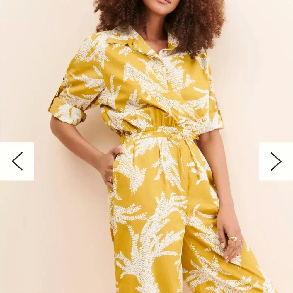 S/W/F Women's Floral Boiler Jumpsuit - Picture 5 of 17